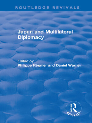 cover image of Japan and Multilateral Diplomacy